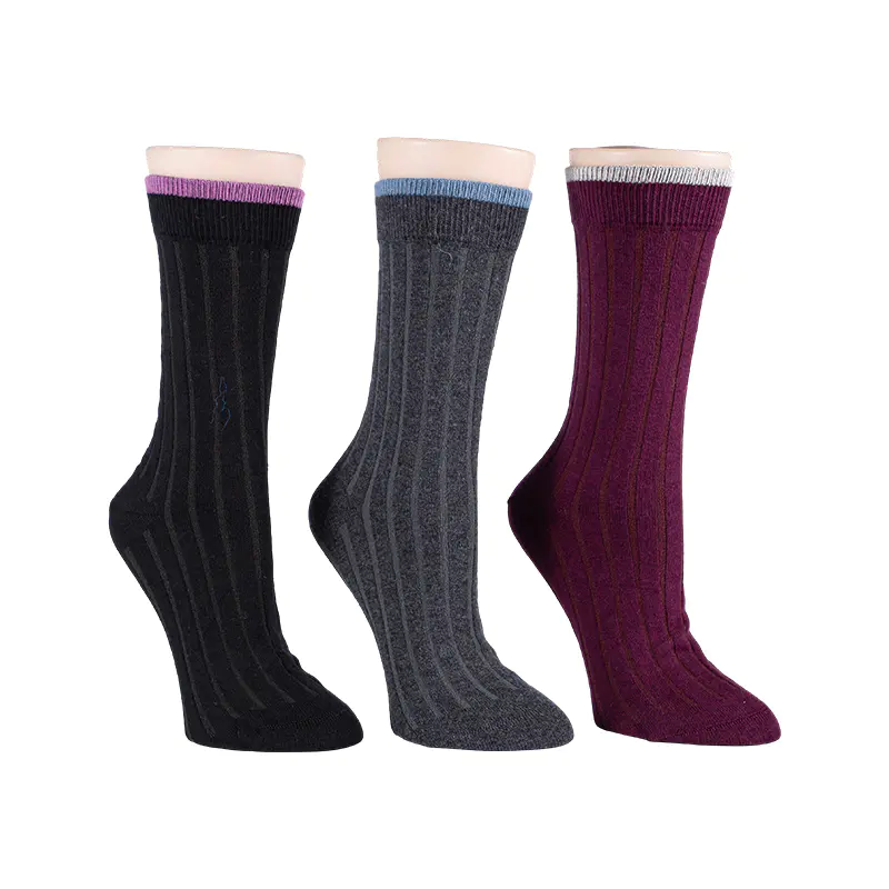 Calzini da donna in misto cotone e cashmere